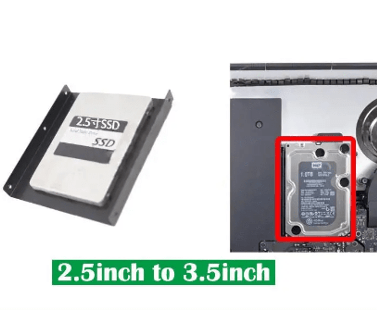 SSD harddisk holder til Imac 27