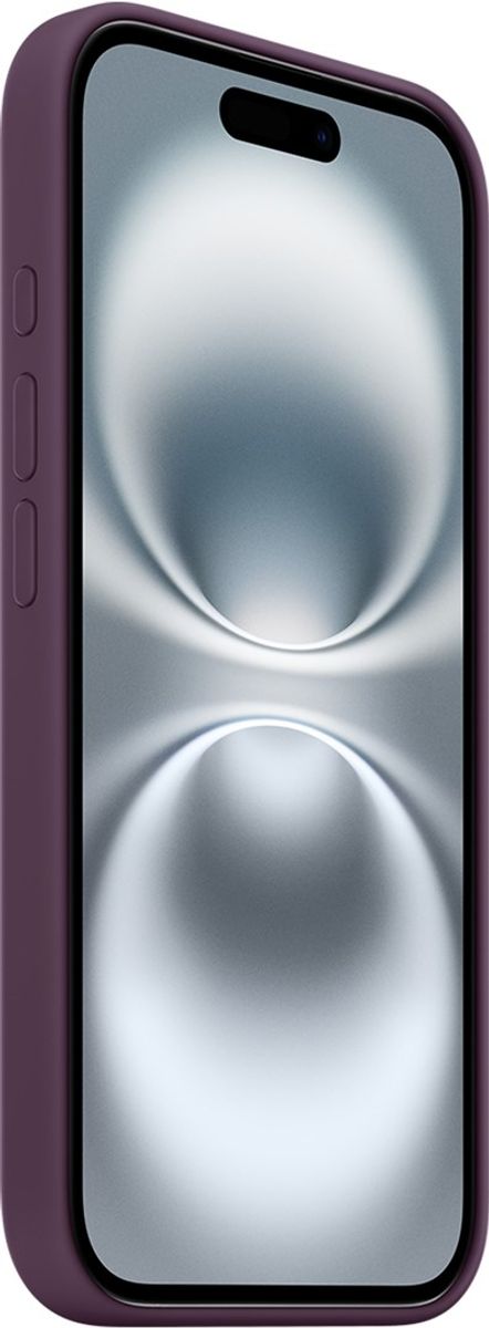 iPhone 16 Pluss Apple silikondeksel med MagSafe (plum)